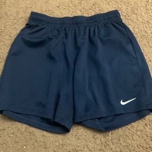 Navy blue Nike womens shorts